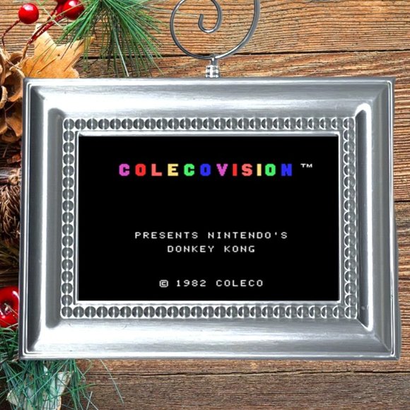 ColecoVision Donkey Kong Retro Video Game Memorabilia Christmas‎ Tree Ornament - Picture 1 of 3